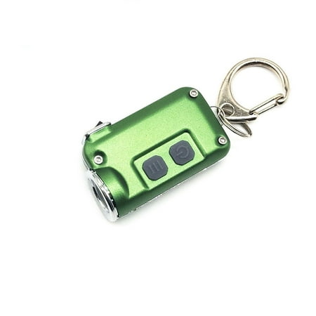 Aluminum Alloy Mini LED Camping Flashlight Torch Keyring Keychain BS